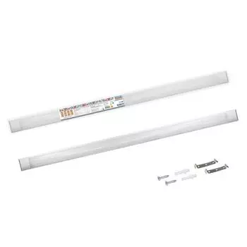 Светильник линейный светодиодный ДПО 3017 1190 мм 36 Вт холодный белый свет