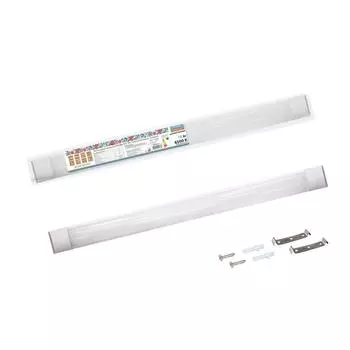 Светильник линейный светодиодный ДПО 3017 590 мм 18 Вт холодный белый свет