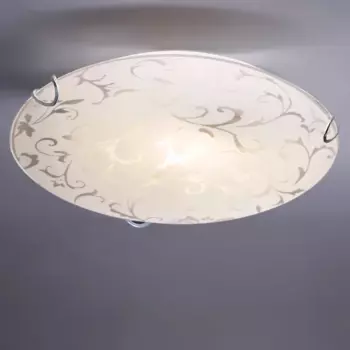 Светильник настенно-потолочный Россвет Кружево цвет белый