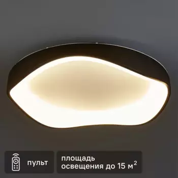 Светильник настенно-потолочный светодиодный Arte Lamp Ankaa 55 Вт 15 м регулируемый белый цвет света цвет черный