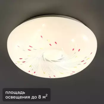 Светильник настенно-потолочный светодиодный Inspire Village 12 Вт 8 м нейтральный белый свет цвет белый