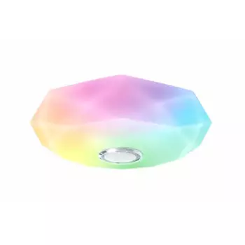 Светильник настенно-потолочный светодиодный Семь Огней Эйри с пультом управления 18 м регулируемый белый RGB свет цвет белый