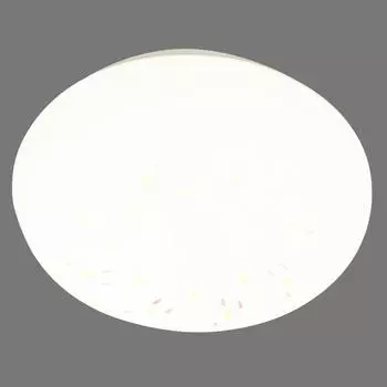 Светильник настенно-потолочный светодиодный Колос 8 м² белый свет цвет белый/серебристый