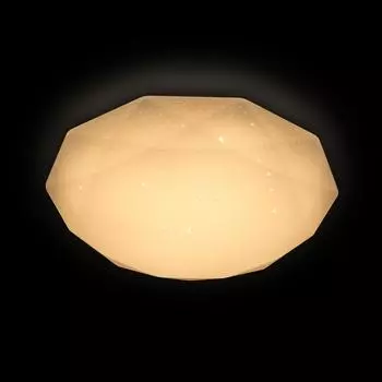 Светильник настенно-потолочный светодиодный Polaris с пультом управления 24 м² регулируемый цвет света RGBW цвет белый