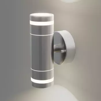 Светильник уличный настенный двойной Apeyron 35 Вт IP54 цвет хром