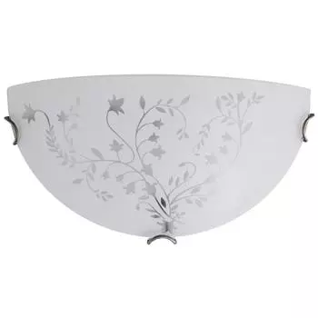 Светильник настенный Kusta 1xE27x100 Вт, цвет белый/бронза