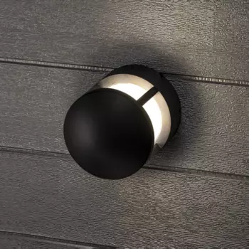 Светильник настенный светодиодный уличный Duwi «Nuovo» цилиндр IP54 цвет черный