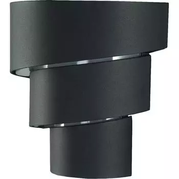 Светильник настенный светодиодный уличный Elektrostandard "Helix" 15 Вт IP54, цвет чёрный