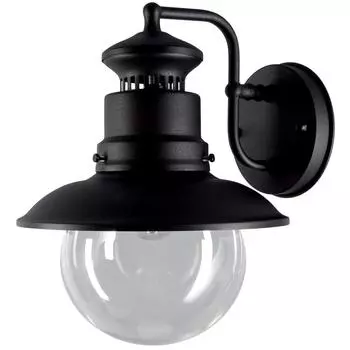 Светильник настенный уличный Elektrostandard "Talli" 60 Вт, IP44 цвет чёрный