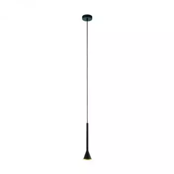 Светильник подвесной Eglo «Cortaderas», 1 лампа, 5 м², цвет чёрный/золотой