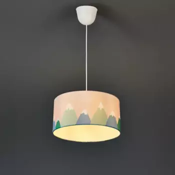 Светильник подвесной Inspire Hill 1 лампа цвет разноцветный