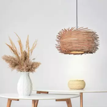 Светильник подвесной Kreaforta Ansoo под лампу ротанг