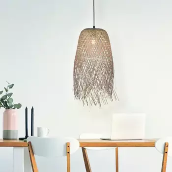 Светильник подвесной Kreaforta Apanas под лампу бамбук