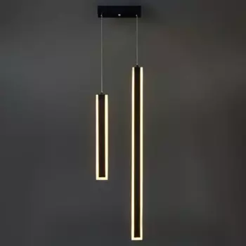 Светильник подвесной «Ledio Paxton» 5625/60L 3 м нейтральный белый свет цвет черный