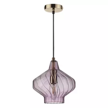 Светильник подвесной Lumion Dove 4588/1, 1 лампа, 3 м, цвет золотистый/розовый