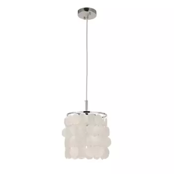 Светильник подвесной Sandra 1 лампа 2 м цвет бежевый