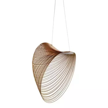 Светильник подвесной светодиодный Carved 0.8 м цвет бежевый