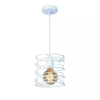 Светильник подвесной Торнадо 1 лампа 3 м² цвет голубой