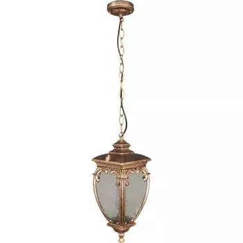 Светильник подвесной уличный Elektrostandard "Andromeda" 1xE27х60 Вт, цвет чернёное золото, IP44