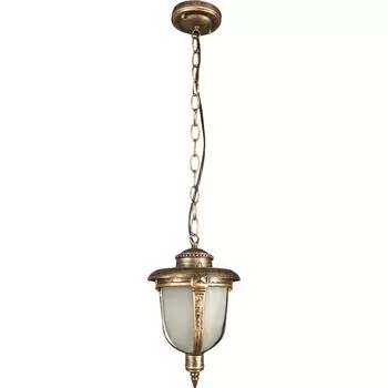 Светильник подвесной уличный Elektrostandard "Atlas" 1xE27х60 Вт, цвет чернёное золото, IP44