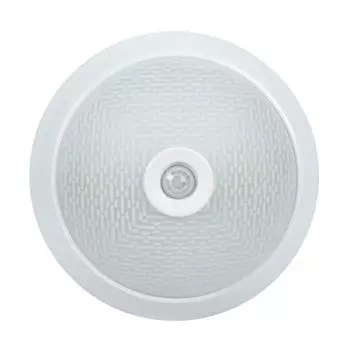 Светильник потолочный НПО, 2хE27, 31 см, с датчиком движения