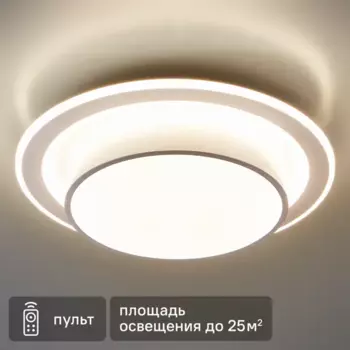 Светильник потолочный светодиодный Arte Lamp Bijoux с пультом управления 25 м регулируемый белый свет цвет белый
