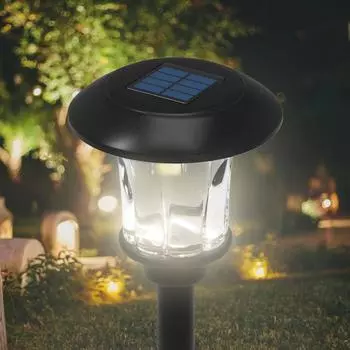 Светильник садовый Gauss GS002 на солнечных батареях, нейтральный белый свет