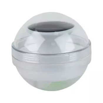 Светильник садовый плавающий Uniel Pool Light на солнечных батареях 10.5x10.5x10 см белый свет цвет прозрачный