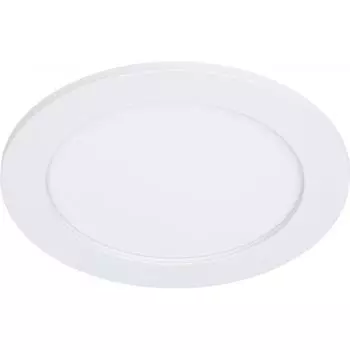 Светильник точечный светодиодный встраиваемый, 9 м², холодный белый свет, цвет белый