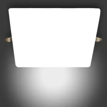 Светильник точечный светодиодный встраиваемый Apeyron квадрат под отверстие 10.5 мм 18 м нейтральный белый свет цвет белый