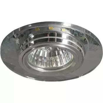 Светильник точечный встраиваемый S211 CL/WH MR16 3W 65 мм, 2.5 м², цвет хром/прозрачный