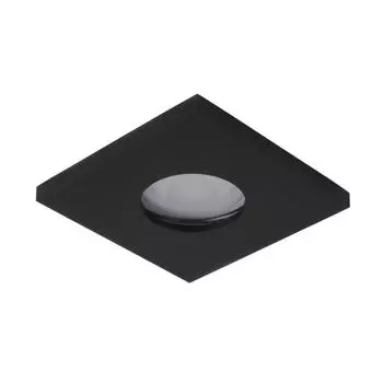 Светильник точечный встраиваемый влагозащищенный Elektrostandard GU10 126 под отв 60 мм 2 м² белый свет цвет чёрный