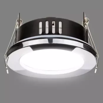 Светильник точечный встраиваемый влагозащищенный TDM Electric SQ0359-0111 под отверстие 80 мм 4 м цвет хром
