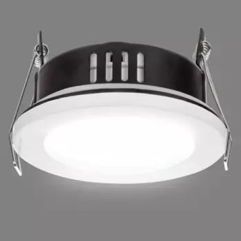 Светильник точечный встраиваемый влагозащищенный TDM Electric SQ0359-0110 под отверстие 80 мм 4 м цвет белый