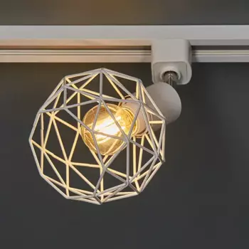 Светильник трековый Inspire 1 лампа сфера цвет белый