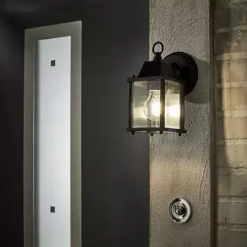 Светильник уличный настенный Inspire Sanboi под лампу 40 Вт IP44 цвет черный