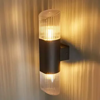 Светильник уличный настенный Kreaforta Taal 2 лампы IP54 цвет черный