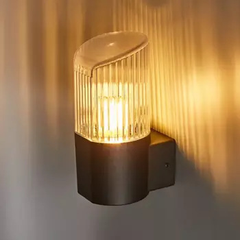 Светильник уличный настенный Kreaforta Taal IP54 цвет черный