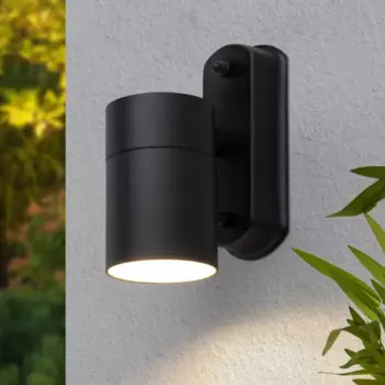 Светильник уличный настенный Kreaforta Vargato под лампу GU10 35 Вт IP44 цвет черный