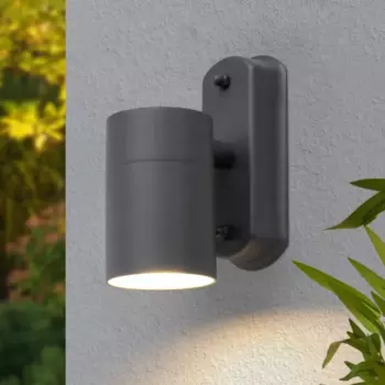 Светильник уличный настенный Kreaforta Vargato под лампу GU10 35 Вт IP44 цвет серый