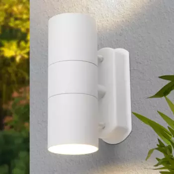 Светильник уличный настенный Kreaforta Vargato под лампу GU10 2x35 Вт IP44 цвет белый