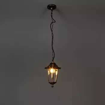 Светильник уличный подвесной Kreaforta Whillans 60 Вт IP44 цвет бронзовый