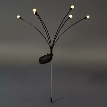 Светильник в грунт Kreaforta Nipigon на солнечных батареях IP44 цвет черный