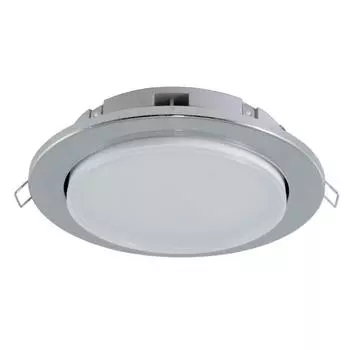 Светильник встраиваемый GX70 под отверстие 114 мм, 9 м², цвет хром