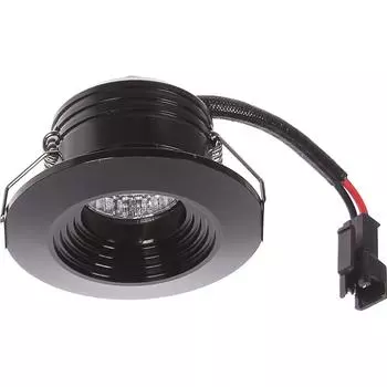 Светильник встраиваемый светодиодный Elektrostandard 9903 COB, 3 Вт, цвет чёрный