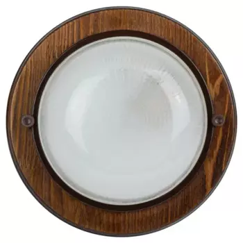 Светильник ЖКХ Эра НБО 03-60-021 60 Вт IP54 круг цвет орех