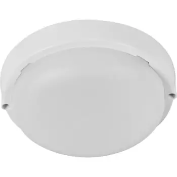 Светильник ЖКХ светодиодный Онлайт «OBL» 12 Вт 4000 К IP65 с датчиком движения круг цвет белый