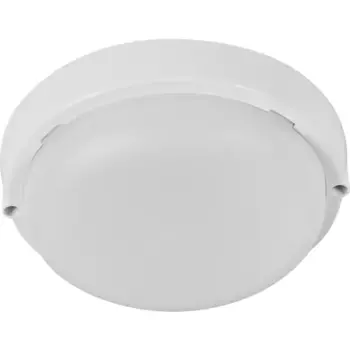 Светильник ЖКХ светодиодный Онлайт «OBL» 20 Вт 6500 К IP65 с датчиком движения круг цвет белый