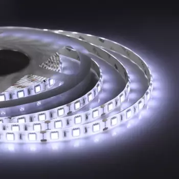 Светодиодная лента Apeyron для контурной подсветки 244ОО 60 диод/10 Вт/м 12 В 10 мм IP65 5 м нейтральный белый свет