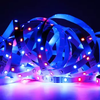 Светодиодная лента Camelion DSL-006 для контурной подсветки 18 диод/12 Вт/м 230 В 75 мм IP20 20 м RGB свет